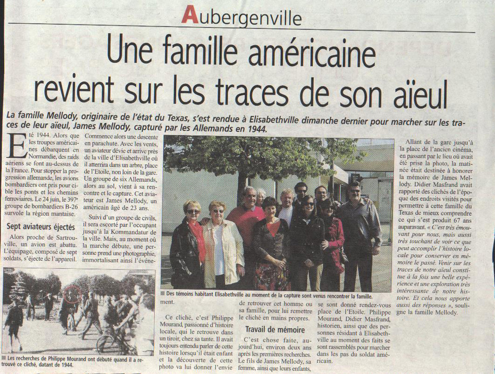 Une famille amricaine revient sur les traces de son aeul