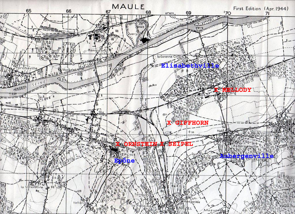 American military map